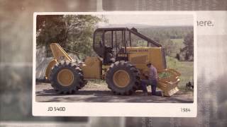 Celebrating 50 Years of Skidders  John Deere Forestry Equipment [upl. by Rosemare]