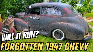 FORGOTTEN 1947 Chevy  Will It RUN AND DRIVE Again [upl. by Jankell]