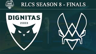 Dignitas vs Vitality  RLCS Season 8  Finals 15th December 2019 [upl. by Acceb]