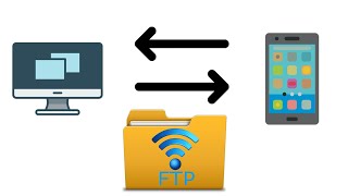 Wireless File Transfer between PC amp SmartPhone  WiFi Ftp Server [upl. by Amat]