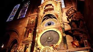 Strasbourg Astronomical Clock at Notre Dame Cathedral HD [upl. by Alphonso982]