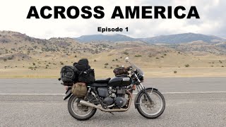 Motorcycling Across America US  EP1  NY to WA [upl. by Chemush]