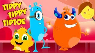 Tippy Tippy TipToe  Coco Beats Cartoons For Children  Nursery Rhymes by Kids Channel [upl. by Odnumyer15]