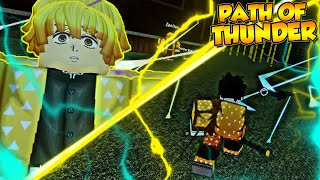 THE PATH OF THUNDER BREATHING STYLE DEMON SLAYER RPG 2  FULL QUEST  ROBLOX [upl. by Demmer]