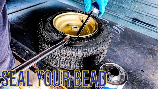 How To Seal Tires that Leak Air Around the Rim [upl. by Kali]