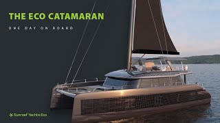 One Day On Board The Eco Catamaran Sunreef 80 Eco  The World Of Sustainable Yachting [upl. by Otirecul45]