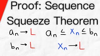 Proof Sequence Squeeze Theorem  Real Analysis [upl. by Sapers]