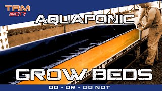 Most Inexpensive DIY AQUAPONIC Grow Beds Part 2 [upl. by Field]