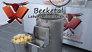 Beeketal Gastro Kartoffelschälmaschine Kartoffelschäler Kartoffel Schälmaschine [upl. by Gulick]