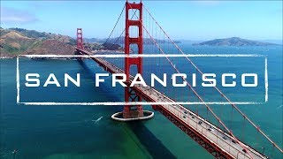 San Francisco California  4K Drone Footage [upl. by Ahsel]