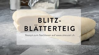 BlitzBlätterteig  Holländischer Blätterteig selber machen – Rezept von Streusel [upl. by Anrym904]