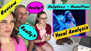 Singing Teacher Reacts Helpless  Hamilton  WOW She was [upl. by Ninazan]