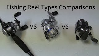 Best Fishing Reel Type  Spinning Vs Baitcasting Vs Spincaster Reels Best Reel with Pros and Cons [upl. by Byram]