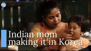 Indian mom  Korean dads chaotic life in South Korea Part 1  KDOC [upl. by Etteinotna]