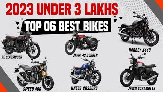 Under 3 Lakhs Best Bikes In India 2023  Top 06 Best Bikes Ft TriumphYezdiJawaREHonda  Tamil [upl. by Normand667]