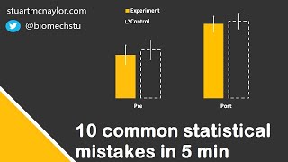 Ten Statistical Mistakes in 5 Min [upl. by Anesusa]