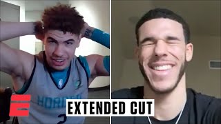 A conversation with LaMelo and Lonzo Ball Extended Cut  NBA on ESPN [upl. by Stepha]