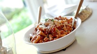 Beths Rigatoni Bolognese Pasta Recipe  ENTERTAINING WITH BETH [upl. by Adnauq]