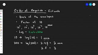 Chapter 1  Orders of Magnitude  Concept [upl. by Uht435]