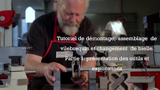 Changer la bielleCentrage dun vilebrequin Change the connecting rod Centering crankshaft ep 1 [upl. by Ber]