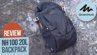 Quechua Arpenaz NH100 20L Backpack Review [upl. by Reldnahc]