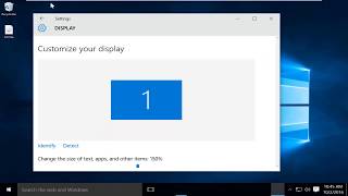 How To Change Display DPI Scaling In Windows 10 [upl. by Nairda986]