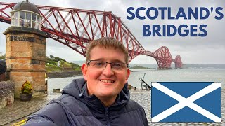 Scotlands Incredible Bridges Forth Bridges amp The Queensferry Crossing Viewpoints [upl. by Imhskal]