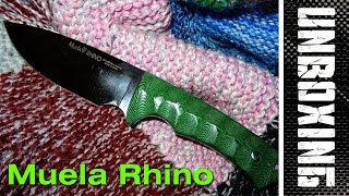 Muela Rhino Micarta Unboxing [upl. by Yllek]