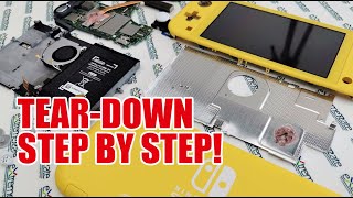 How to Disassemble Nintendo Switch Lite Switch Lite Teardown  eXtremeRate [upl. by Studner729]