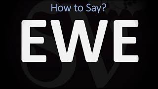 How to Pronounce Ewe CORRECTLY [upl. by Seniag562]