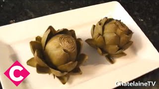 Cooking class how to cook an artichoke [upl. by Aynotahs497]