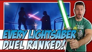 All 20 Star Wars Lightsaber Duels Ranked [upl. by Readus]