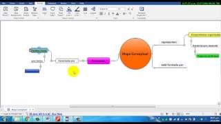 Video cómo elaborar mapa conceptual con Mindjet MindManager [upl. by Tteraj]