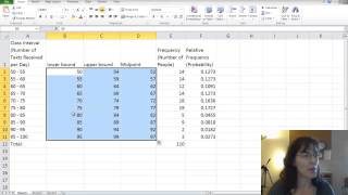 Relative Frequency Histogram in Excel [upl. by Remliw580]