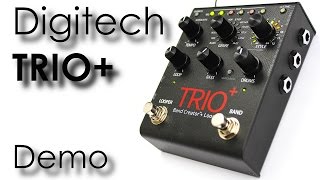 Digitech Trio Bandcreator with Looper  Demo [upl. by Nimesh539]