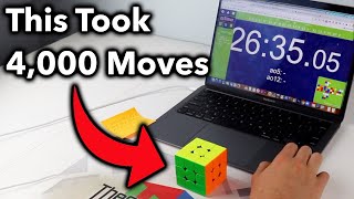 The WORST Way To Solve A Rubiks Cube [upl. by Thorlay]