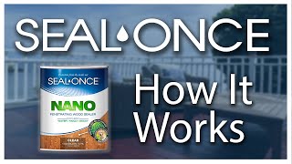 SealOnce Penetrating Wood Sealer  How it Works [upl. by Amato]