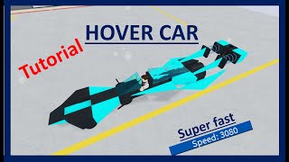 Fast Hover Car  Plane Crazy  Tutorial [upl. by Llerahc511]