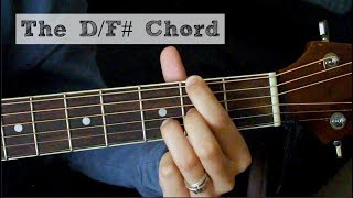 The DF Chord EASY VERSION  Guitar Tutorial [upl. by Eecyaj]