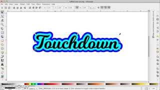 Offset Text in Inkscape the easy way [upl. by Audley943]