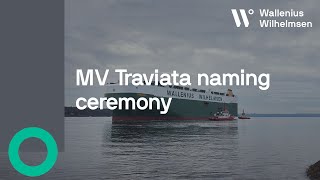 MV Traviata naming ceremony [upl. by Eiramasil]