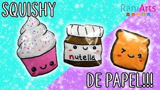 Haz SQUISHIES de PAPEL Super fáciles [upl. by Huntingdon148]