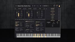 Music Box Suite Free  Brief Presets Demo  Free VSTAU [upl. by Ruhtua]