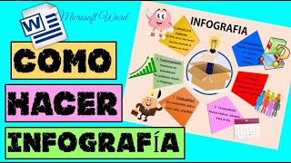 CÓMO HACER UNA INFOGRAFÍA EN WORD ✅ EN 5 MINUTOS✨ [upl. by Edita]