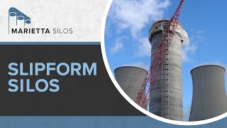 Concrete Silo Construction Methods  Slipform Silos [upl. by Caylor]