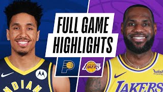 PACERS at LAKERS  FULL GAME HIGHLIGHTS  March 12 2021 [upl. by Alvera85]