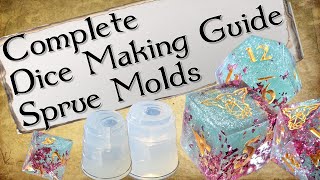 The Complete Guide to Dice Making  Sprue Molds [upl. by Ahsela]