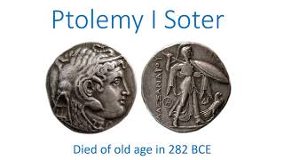 Ptolemy I Soter died of old age in 282 BCE [upl. by Amye]