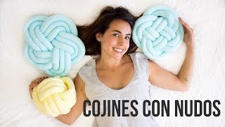 Como hacer cojines con nudos [upl. by Vitale110]