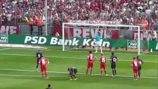 Podolskis 1 Tor gegen Köln  1 FC Köln vs Arsenal London HD [upl. by Blackmore]